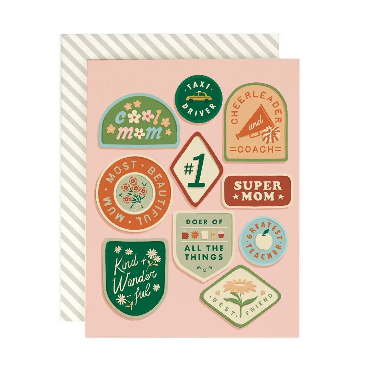 Amy Heitman - Mom Merit Badges Card