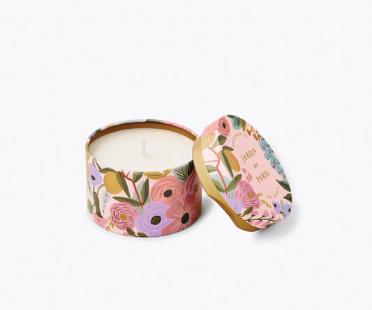 Rifle Paper Co. - Jardin de Paris 3 oz Tin Candle