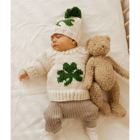 Huggalugs - Shamrock Crew Neck Sweater Baby & Toddler: 6-12 months