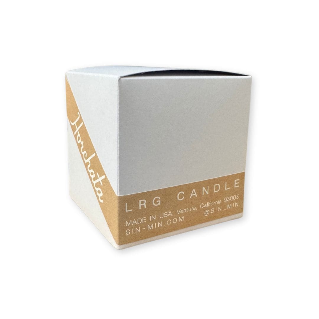 SIN-MIN - Horchata Candle - (Sweet Cinnamon & Vanilla) + Display Box