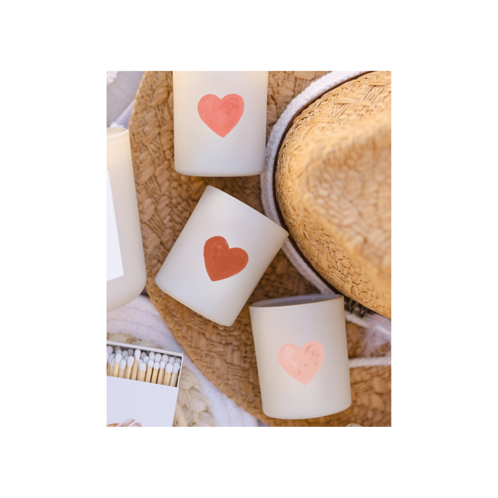 ROAM Homegrown - Heart Travel Candle in Amber Vetiver