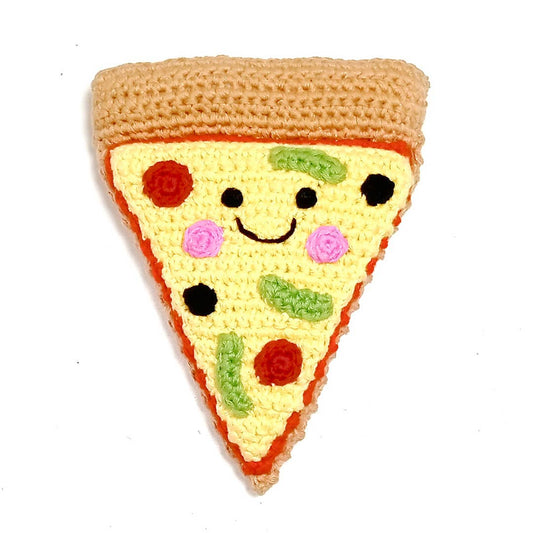 Pebble - Pretend Play Food Rattle - Pizza Slice