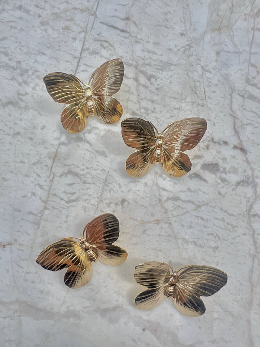 Océanne - Papillon Butterfly Studs