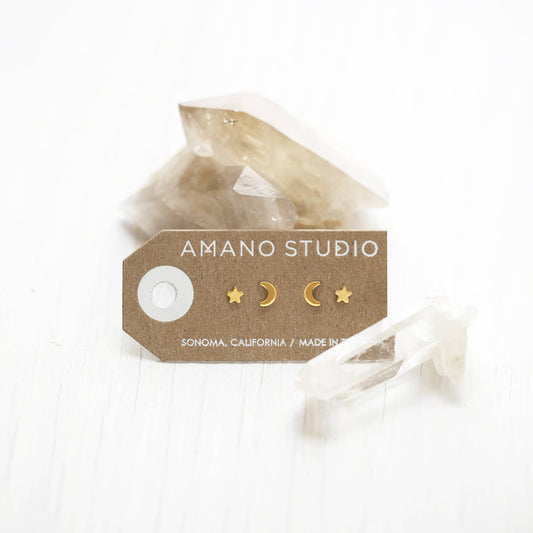 Amano Studio - Night Sky Combo Stud Earrings