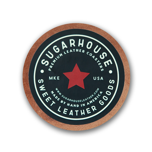 Y'all Leather Coaster