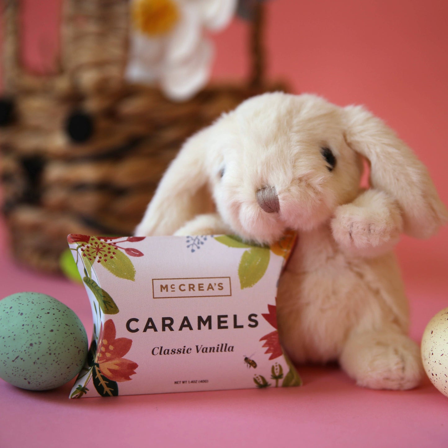 McCrea's Candies - Caramels Pillow Box - Spring Flowers (Classic Vanilla) NEW!