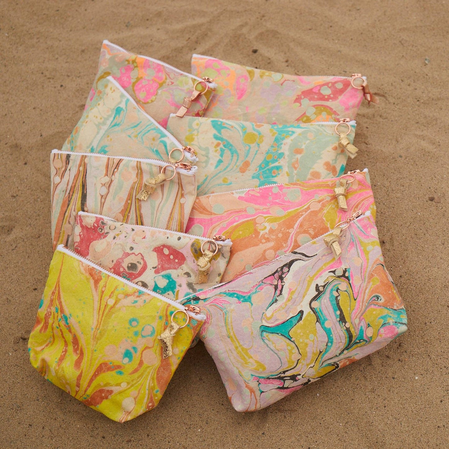 Love Mert - Astral Marbled Pouch Tahitian Large