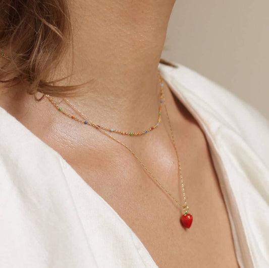 Amano Studio - Summer Strawberry Necklace