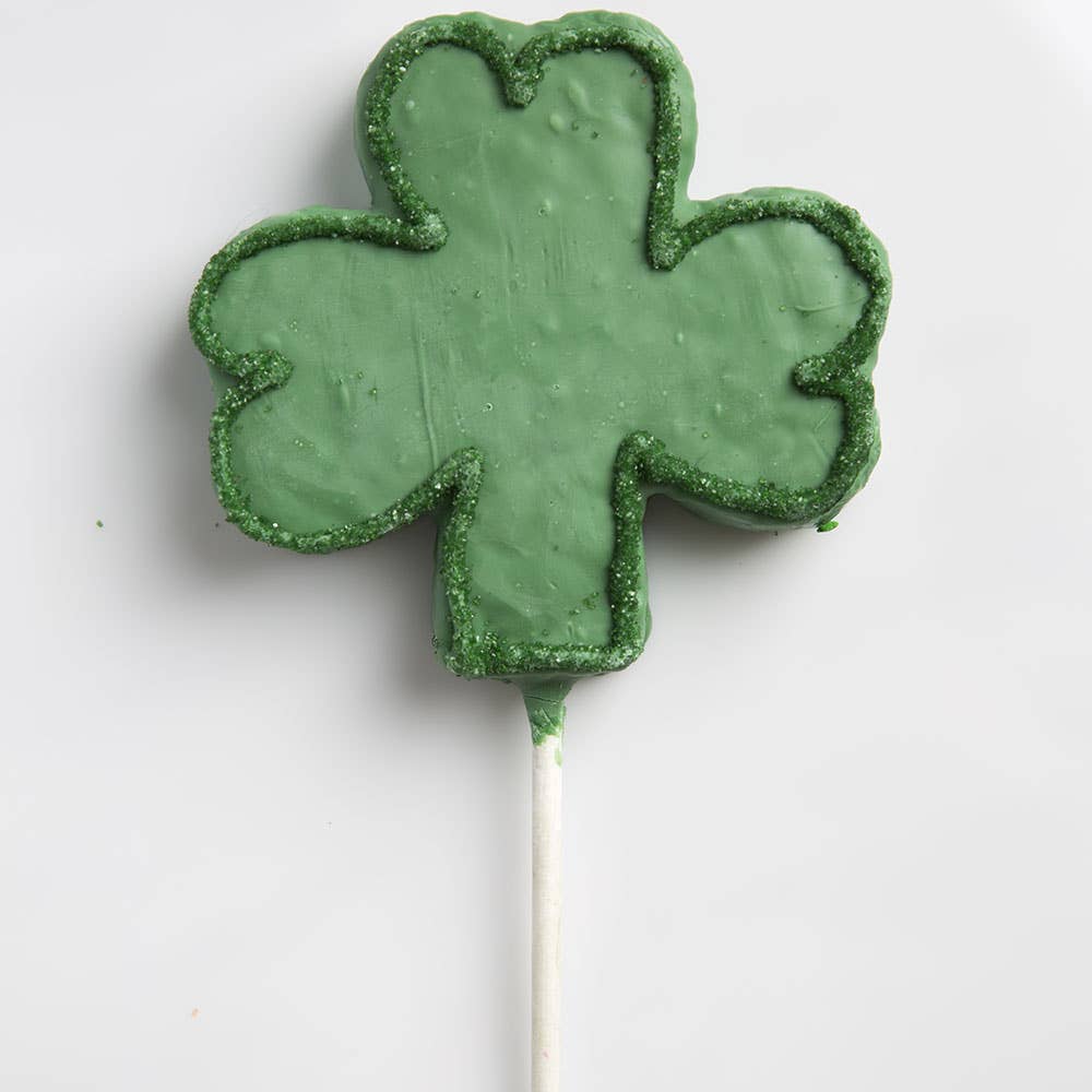 Rae Lou's Edible Art - Shamrock Crispy: On Stick
