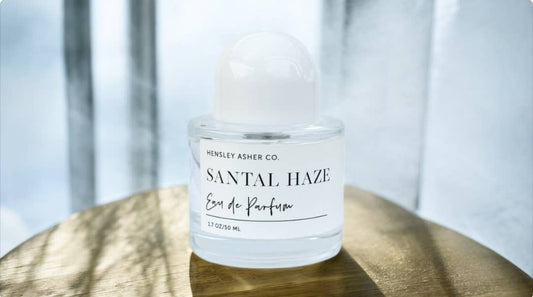 Hensley Asher Co. - 1.7 oz, Santal Haze Organic Alcohol Perfume, Eau de Parfum