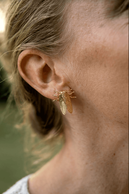 Océanne - Cicada Earring Studs