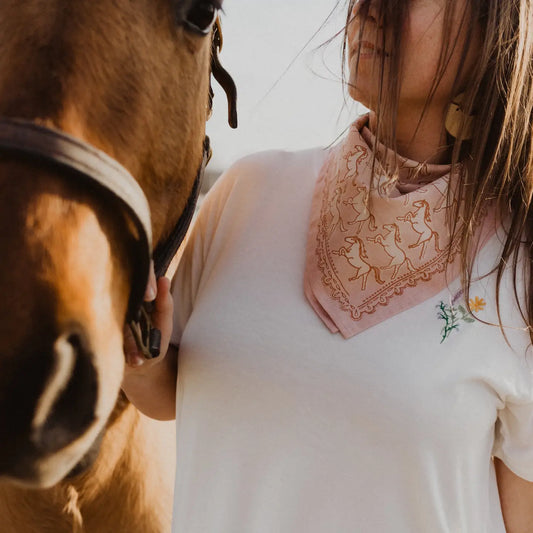 Handker Bandanas - No. 062 Horses Bandana