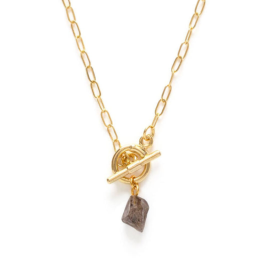 Amano Studio - Toggle Clasp with Gemstone Necklace: Moonstone