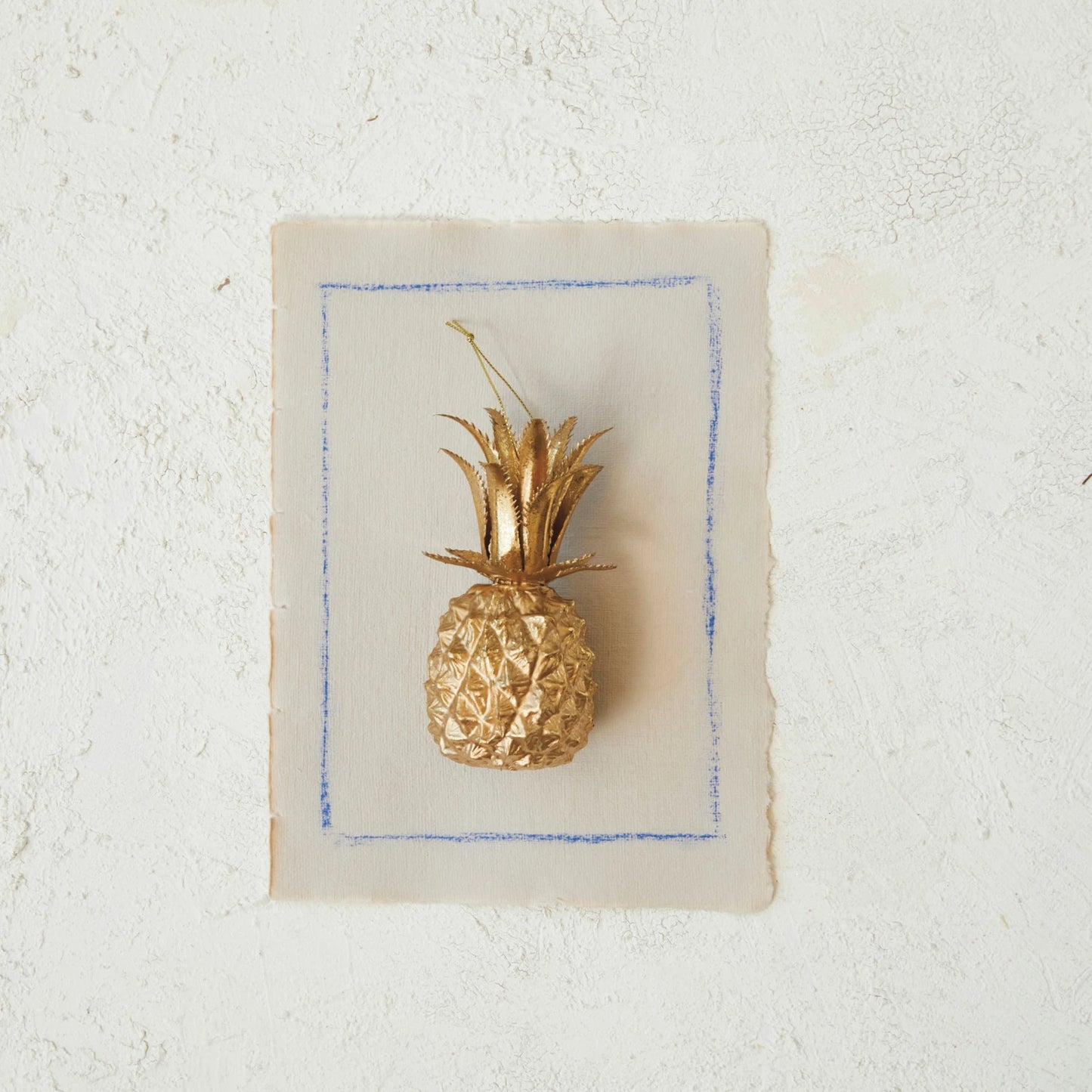 Pineapple Ornament, Gold Finish