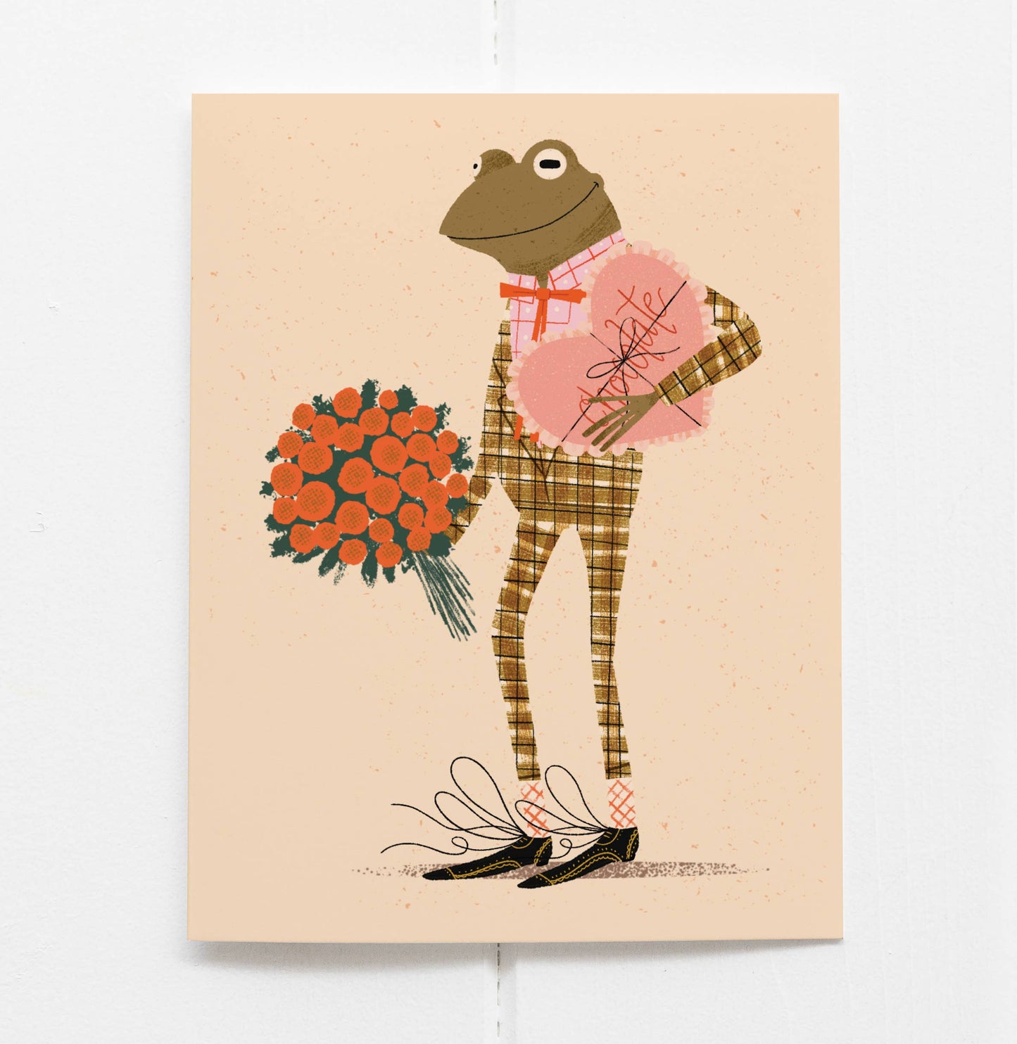 Olive & Company - Handsome Frog Valentine Card