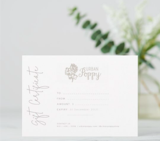 Urban Poppy Gift Card