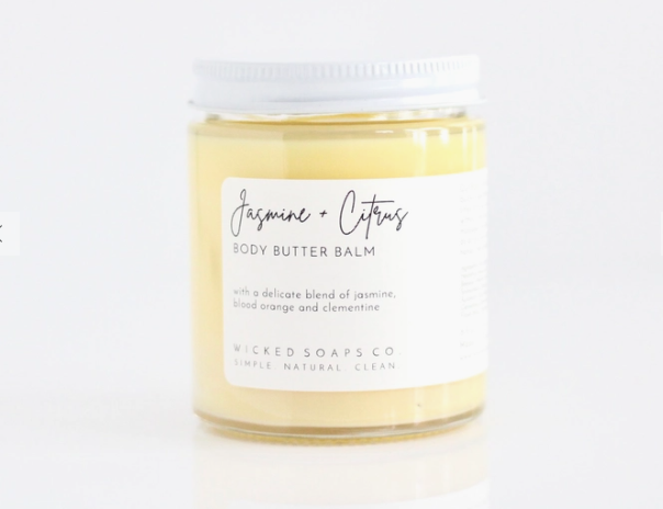 WIcked Soaps Co. Jasmine + Citrus Body Butter Balm