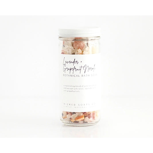 Wicked Soaps Co. - Lavender + Grapefruit Neroli Botanical Bath Soak