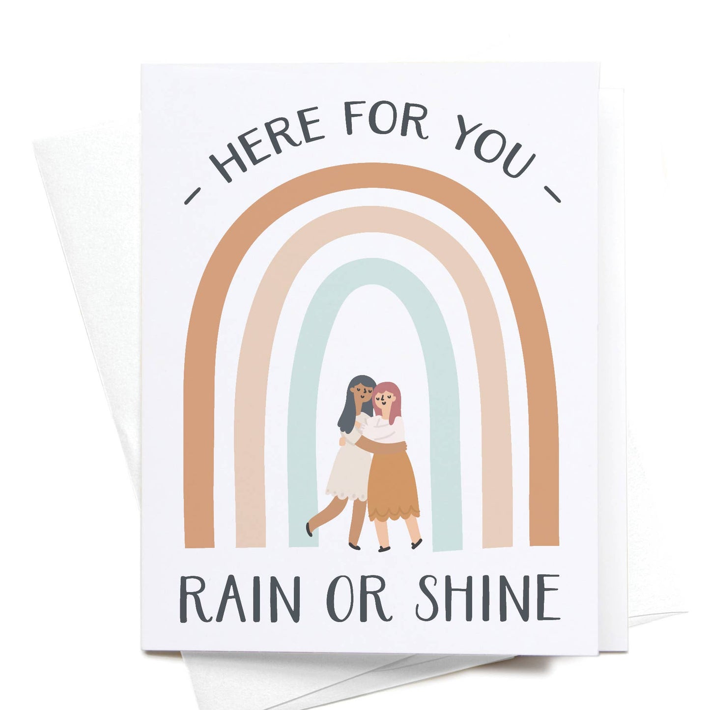 onderkast studio - Here For You Rain or Shine Greeting Card