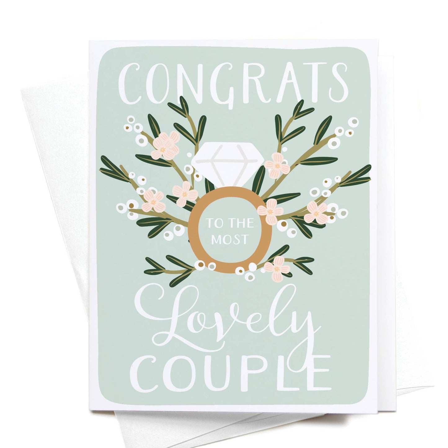 onderkast studio - Congrats to the Most Lovely Couple Greeting Card