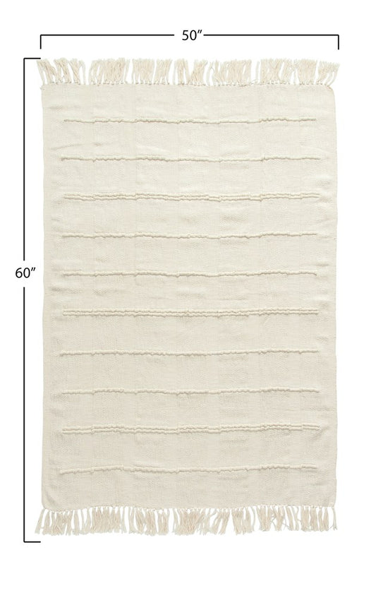 Sanctuary Cotton Blend Chenille Throw
