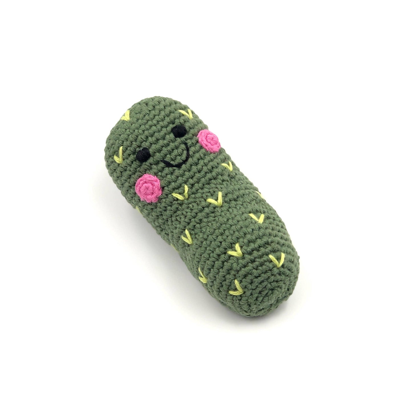 Pebble: Friendly Pickle Rattle