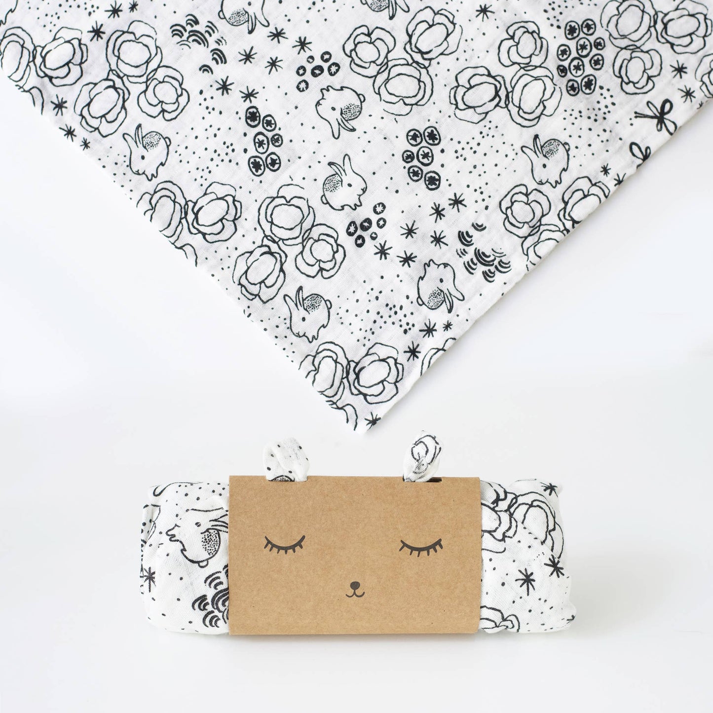 Wee Gallery - Bunnies Muslin Swaddle