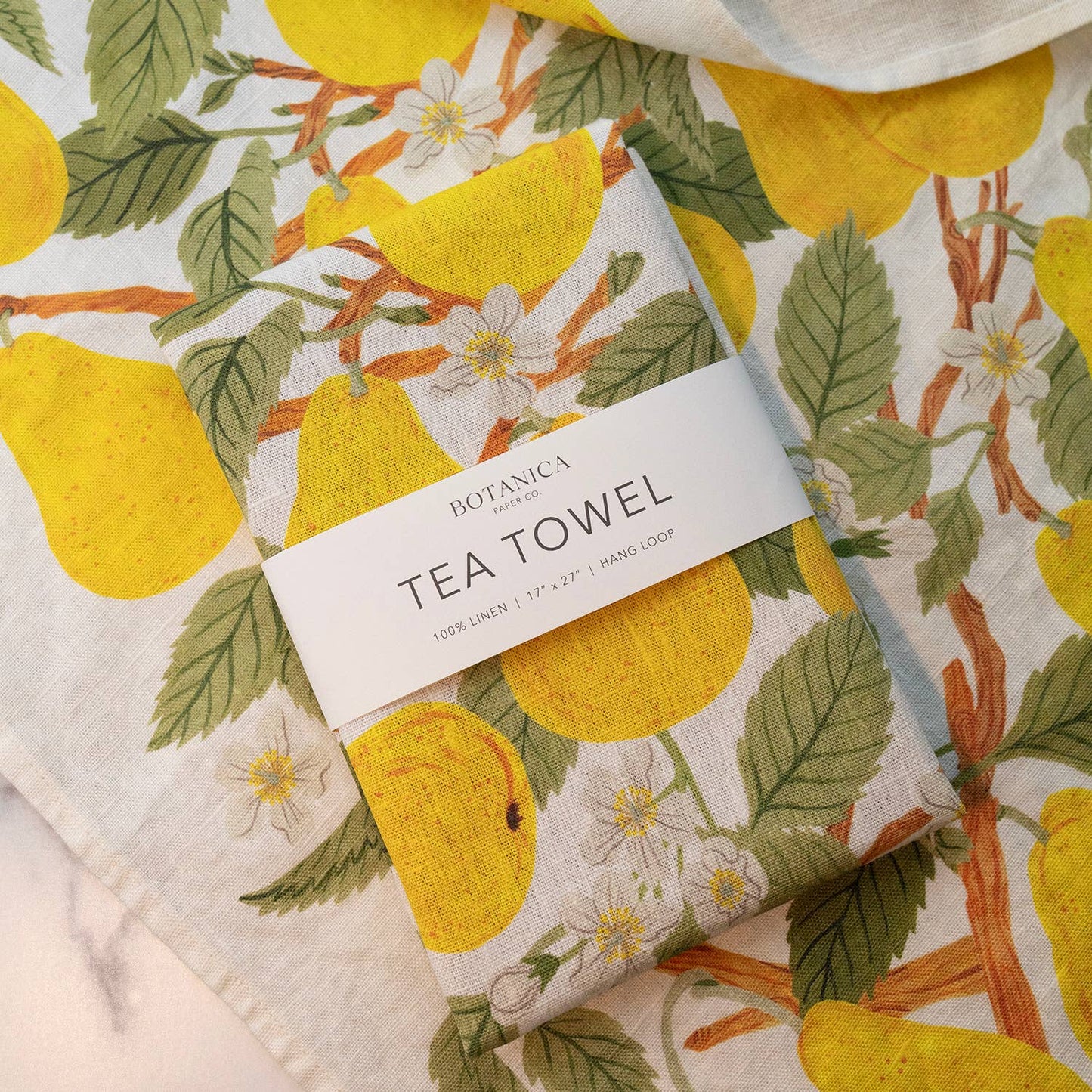 Botanica Paper Co. - PEAR ORCHARD | 100% LINEN TEA TOWEL