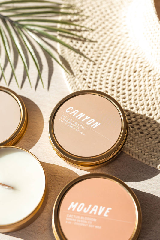 Nomad Design Co - Canyon Travel Tin Candle - The Desert Collection