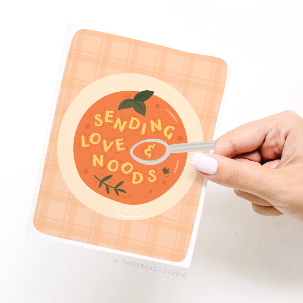 Onderkast Studio - ON SALE – Sending Love & Noods Soup Greeting Card