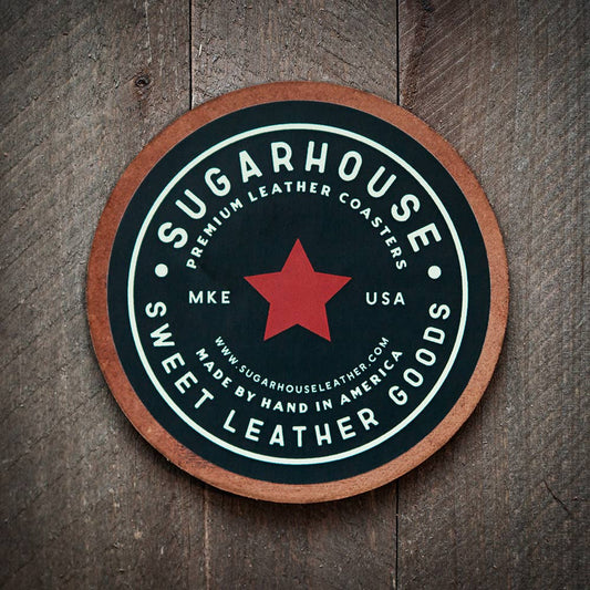 Sugarhouse Leather - Savannah Georgia Leather Coaster