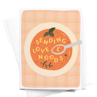 Onderkast Studio - ON SALE – Sending Love & Noods Soup Greeting Card