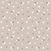 Viverano Organics - Ditsy Floral Ruffle Cross Back Flare Baby Dress+Bloomer: 3-6M / Light Tan