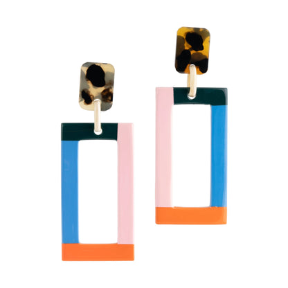 Sunshine Tienda - Gringo Colorblock Earrings
