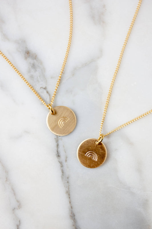Océanne - Petit Rainbow Necklace: Disc
