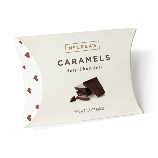 McCrea's Candies - Caramels Pillow Box - Deep Chocolate