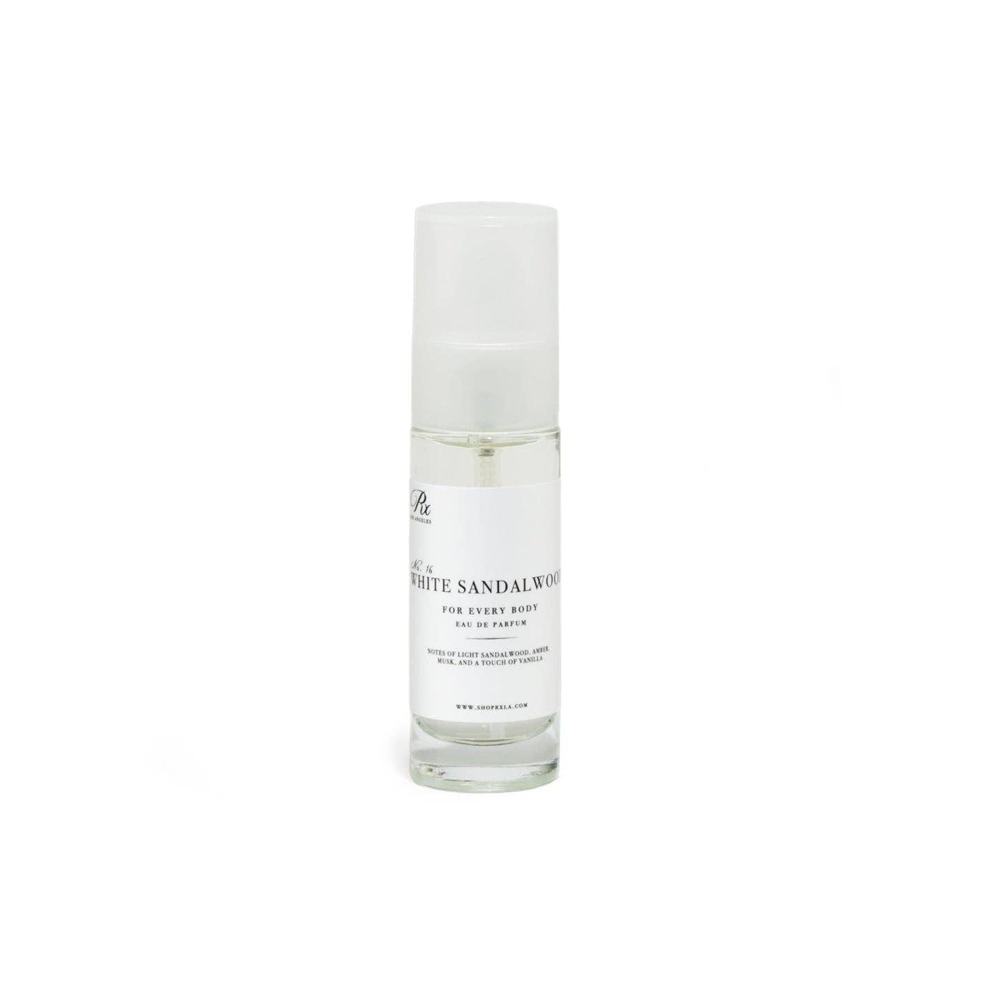 RXLA the brand - White Sandalwood: Full Size Spray Perfume