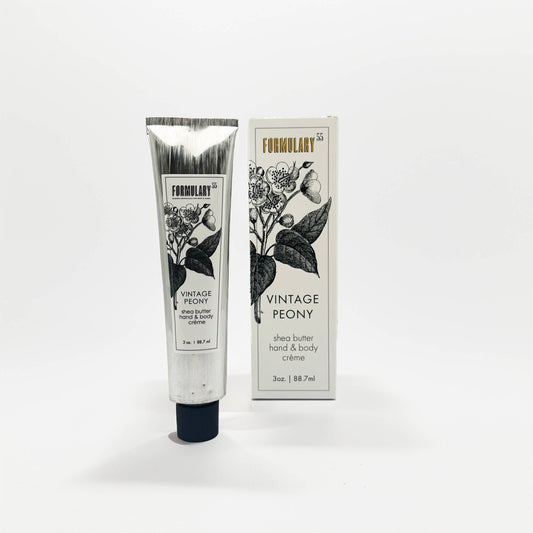 Formulary 55 - NEW Vintage Peony - Shea Butter Hand and Body Creme Tube