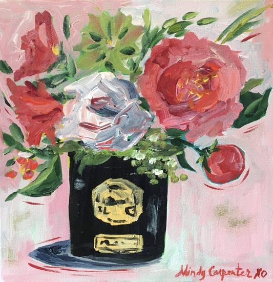 Carpe Diem Papers - Paris Tea Floral Greeting Card