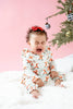 Ollie Jay - Mabel Romper in Santa Angels | Baby Bubble: 0/3m