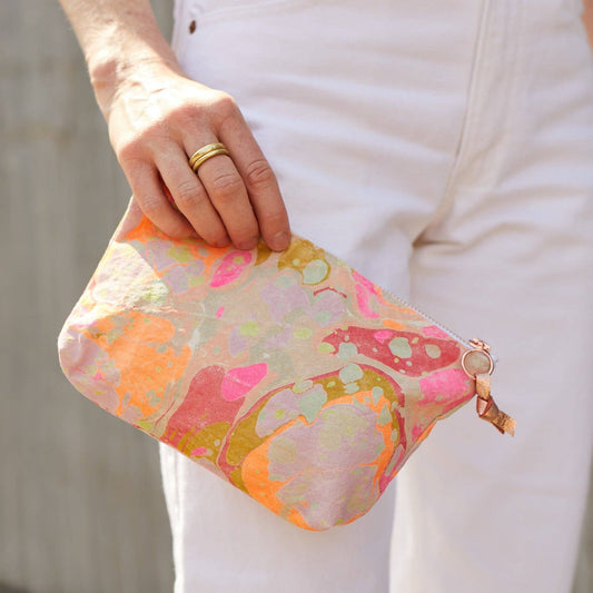 Love Mert - Astral Marbled Pouch Garden Party Small