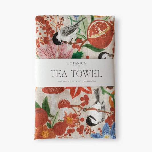 Botanica Paper Co. - WINTER | 100% LINEN TEA TOWEL