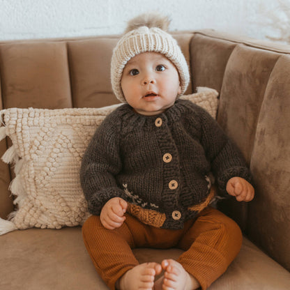 Huggalugs - Forest Loden Cardigan Sweater Baby & Toddler: 18-24 months