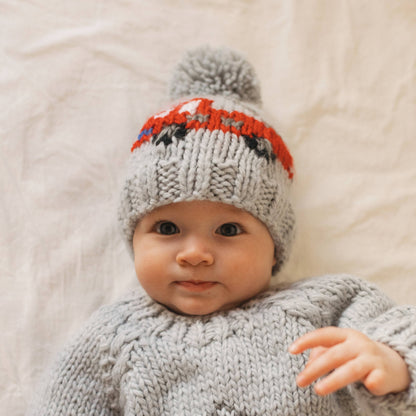 Huggalugs - Fire Engine Beanie Hat Baby & Kids: M (6-24 months)