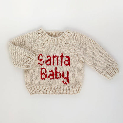 Huggalugs - Santa Baby Crew Neck Sweater Baby & Toddler: 6-12 months