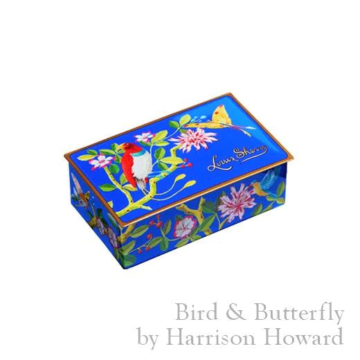 Louis Sherry, 2-Piece Bird & Butterfly Tin