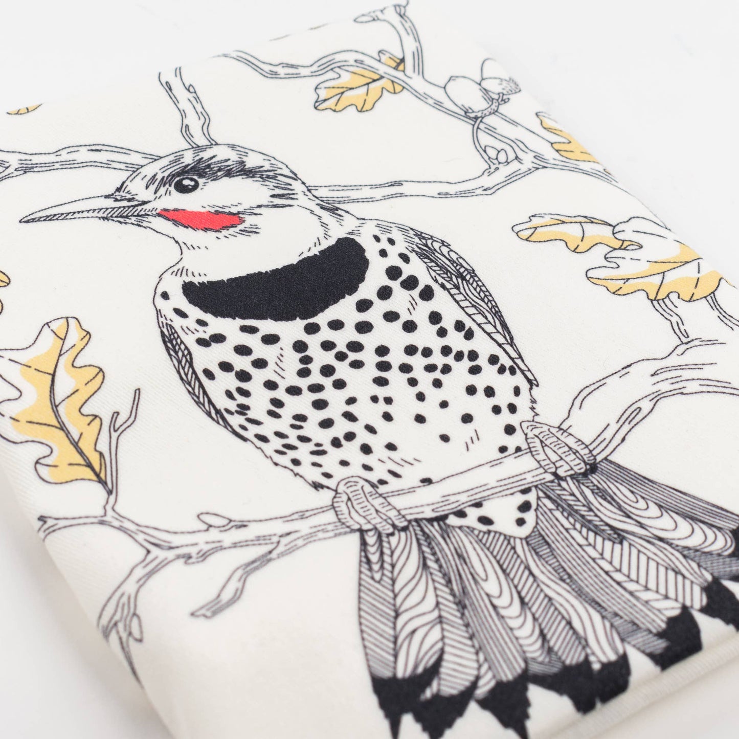 Porchlight Press Letterpress - Northern Flicker Tea Towel - West Coast Birds