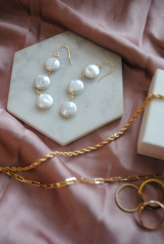 Océanne - Lucielle Pearl Earrings