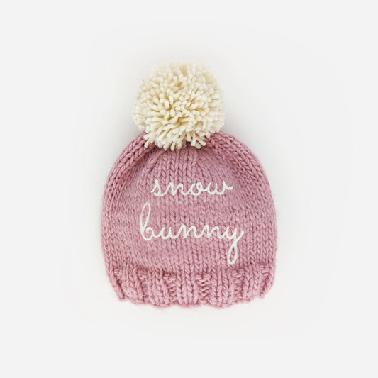 Huggalugs - Snow Bunny Rosy Beanie Hat for Baby & Kids: M (6-24 months)