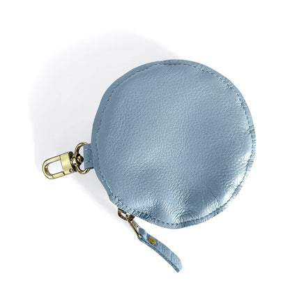 Beaudin Wholesale - Betty | Cowhide & Leather Circle Coin Purse, Gift for Women: Jaguar